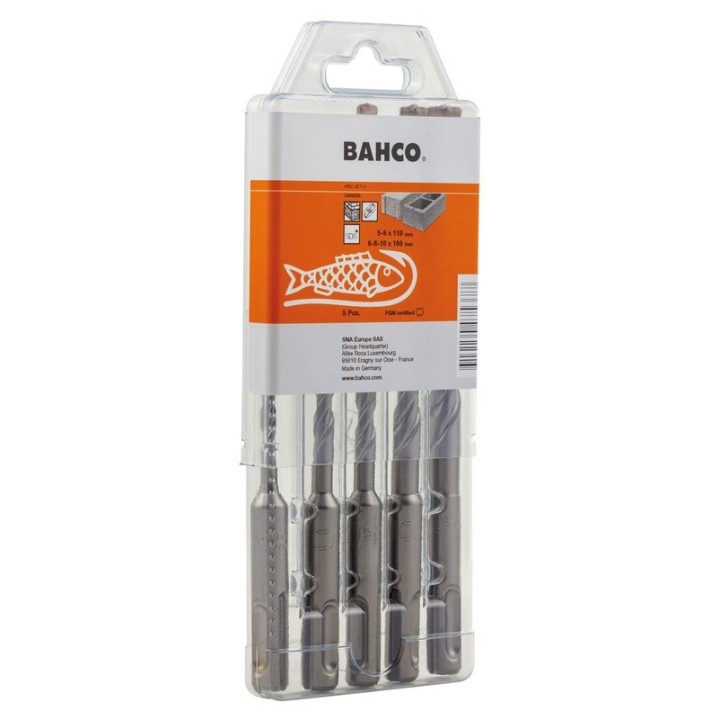 Τρυπάνι μπετόν 5 τεμ. 4652-SET-5 BAHCO