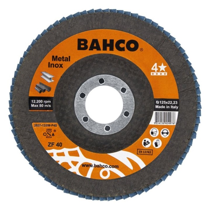 Δίσκος κοπής/λείανσης 22.23mm 3927-125IM-P60 BAHCO