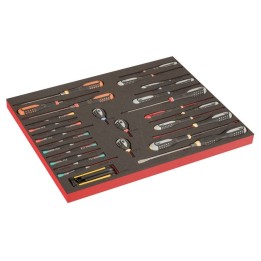 Κλειδί ERGO 37 τεμ. 3/3" FF1A201LM BAHCO