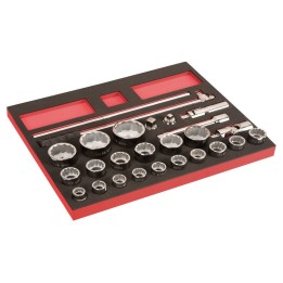 Καρυδάκι 3/4" 26 τεμ. 3/3" FF1A2301 BAHCO