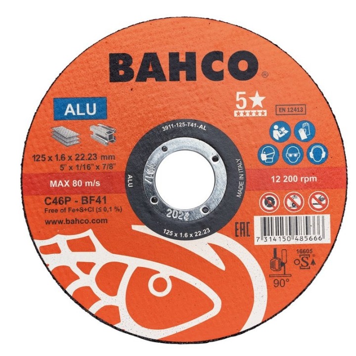 Δίσκος κοπής/λείανσης T41 115 X 1.6 X 22.23 mm 22.23 mm