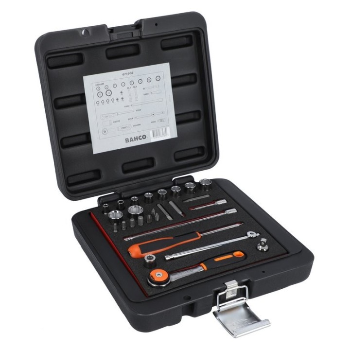 Καστάνια 1/4" 27 τεμ. 6715GE BAHCO