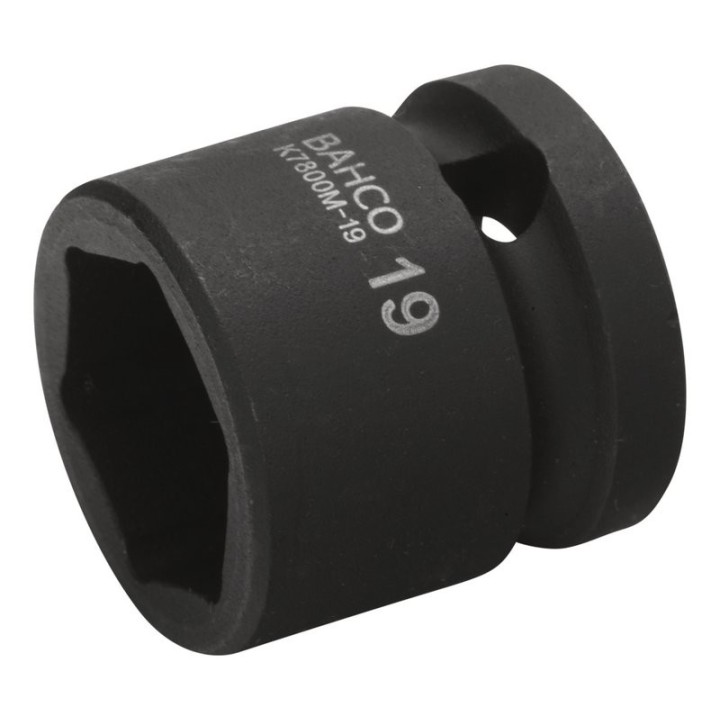 Καρυδάκι κρούσης φωσφατωμένο 1/2" 19 mm K7800M-19 BAHCO