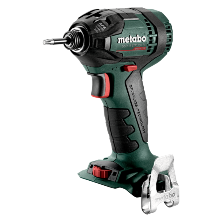 Metabo SSD 18 LTX 200 BL Παλμικό Κατσαβίδι Μπαταρίας 18V 1/4" 200Nm (Μόνο σώμα)