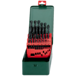 Metabo Σετ Τρυπάνια Μετάλλου HSS-R »SP« 25 τεμ. Ø 1 - 13 x 0.5 mm σε μεταλλική θήκη