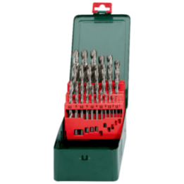 Metabo Σετ Τρυπάνια Μετάλλου HSS-G »SP« 25 τεμ. Ø 1 - 13 x 0.5 mm σε μεταλλική θήκη