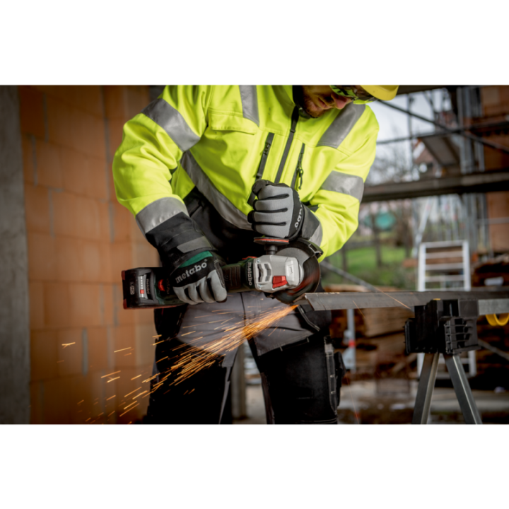 Metabo WVB 18 LT BL 11-125 Quick Γωνιακός Τροχός Μπαταρίας 18V 125mm 1.100W (2 x 5.5 Ah LiHD)