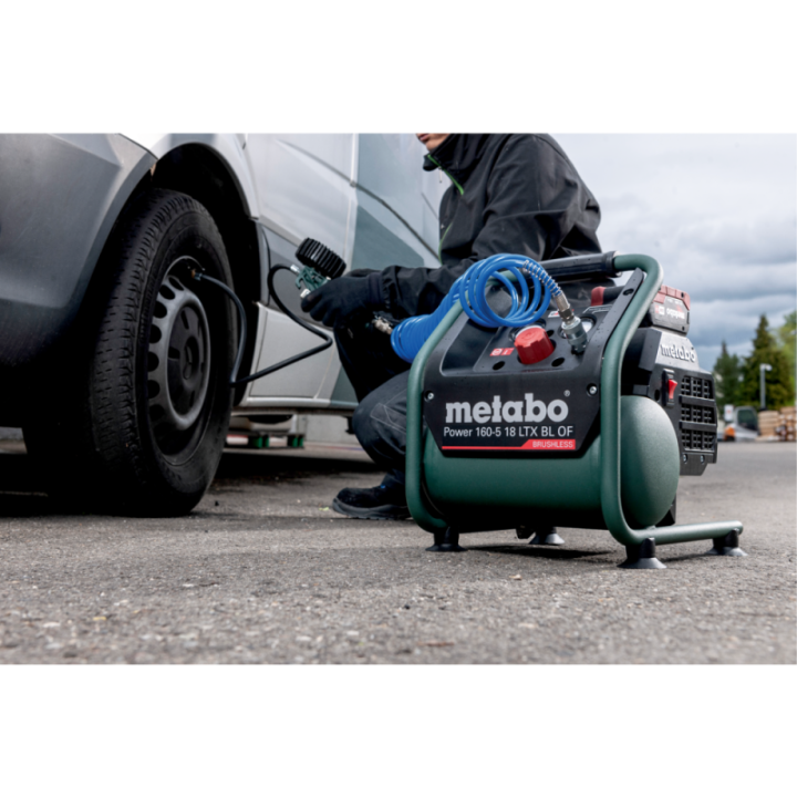 Metabo POWER 160-5 18 LTX BL OF Αεροσυμπιεστής Μπαταρίας 18V Brushless 8bar 5l (Μόνο σώμα)