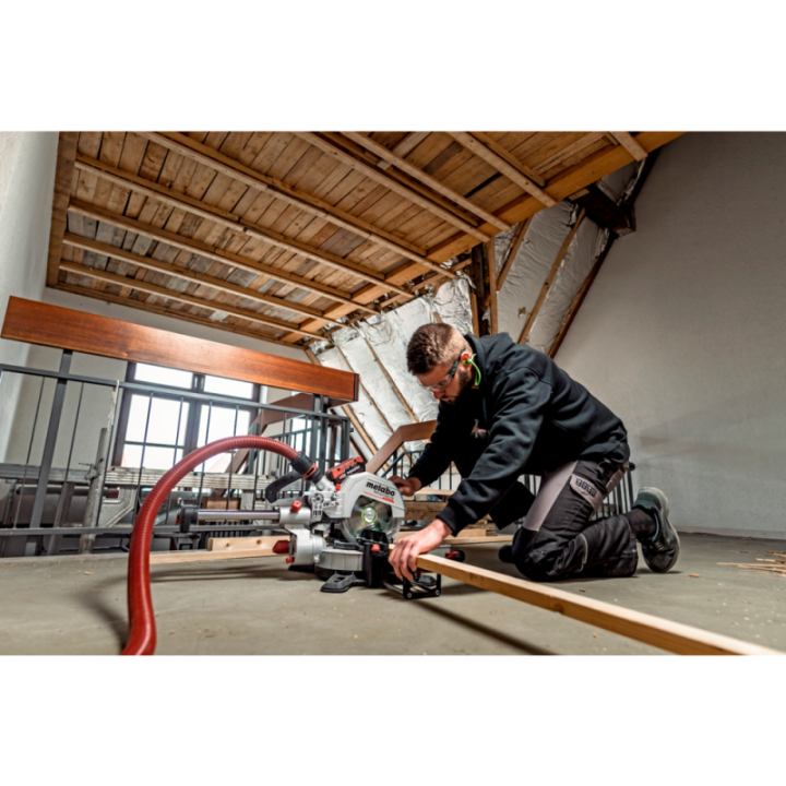 Metabo KGS 18 LTX BL 216 Φαλτσοπρίονο Συρόμενο Μπαταρίας 18V Brushless 216mm (Μόνο σώμα)