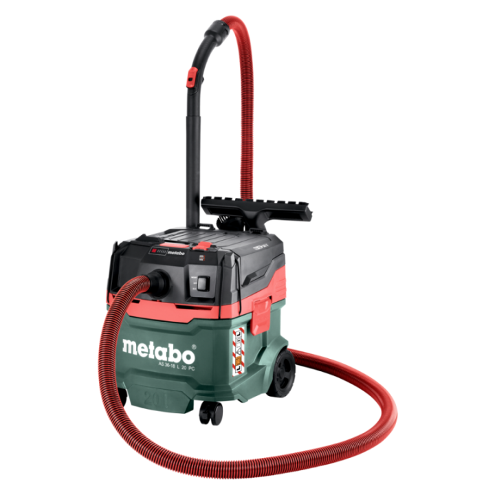 Metabo AS 36-18 L 20 PC Σκούπα Γενικών Χρήσεων Μπαταρίας 18V κλάσης L 20l (Μόνο σώμα)