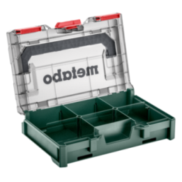 Metabo metaBOX 63 XS Organizer Θήκη Οργάνωσης 252x167x63 mm με 6 Διαμερίσματα