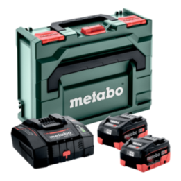 Metabo Σετ Φόρτισης LiHD 18V 2 x 10.0 Ah + Ταχυφορτιστής ASC 290 σε metaBOX 145