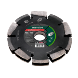 Metabo Professional UP Διαμαντόδισκος Κοπής Καναλιών 2 σειρών 125 x 18 x 22.23 mm