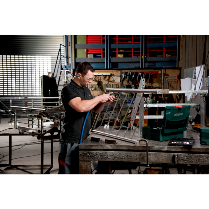 Metabo DG 25 Set Ευθυλειαντήρας Πεπιεσμένου Αέρα Σετ 6 mm