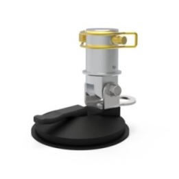 PROTEKT AT017-130 Περιστρεφόμενη Βάση με Βεντούζα 120 mm για Τρίποδα