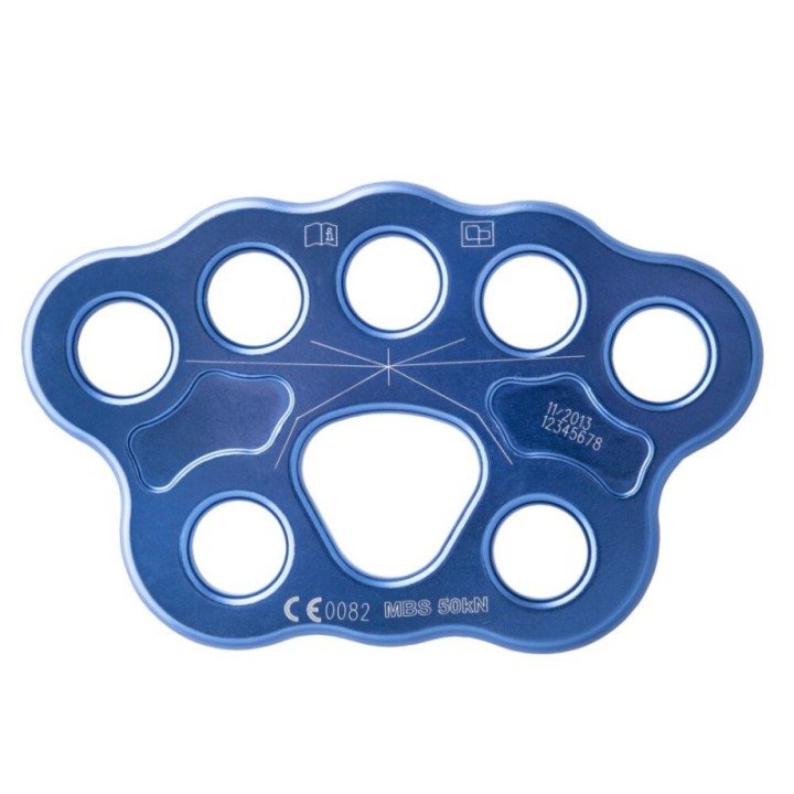 PROTEKT CD 402 Πλάκα Αγκύρωσης (Rigging Plate) 8 Οπών, Μπλε