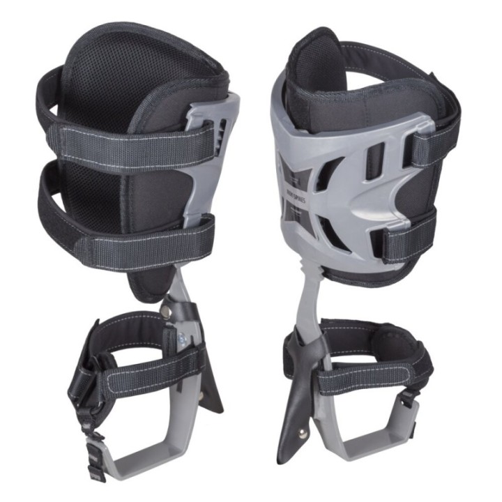PROTEKT DR100 Iron Spikes Χαλύβδινα Πέδιλα Αναρρίχησης σε Δέντρα με Σακίδιο, Γκρι