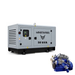 Ηλεκτροπαραγωγό ζεύγος MINOTAVROS 50 kVA Yangdong κλειστού τύπου με AT
