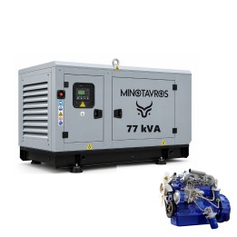 Ηλεκτροπαραγωγό ζεύγος MINOTAVROS 77 kVA Yangdong κλειστού τύπου με AT