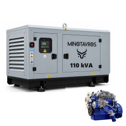 Ηλεκτροπαραγωγό ζεύγος MINOTAVROS 110 kVA Yangdong κλειστού τύπου με A