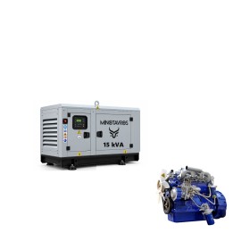 Ηλεκτροπαραγωγό ζεύγος MINOTAVROS 15 kVA Yangdong κλειστού τύπου με AT
