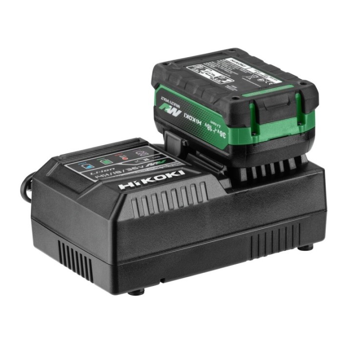 HiKOKI UC18YSL3WHZ Σετ Φόρτισης MultiVolt 2x BSL36A18X 36V 2.5Ah / 18V 5.0Ah + Ταχυφορτιστής UC18YSL3