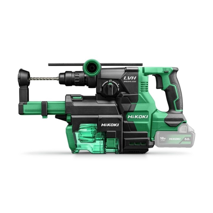 HiKOKI DH1826DCW3Z Περιστροφικό Πιστολέτο Μπαταρίας SDS-plus 18V Brushless 3.2 J 26 mm Quick (Μόνο σώμα  θήκη HSC)