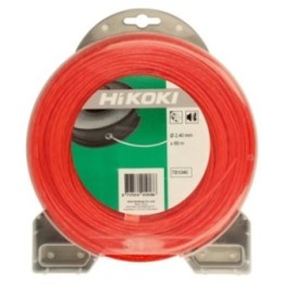 HiKOKI Πετονιά Χορτοκοπτικού Νάιλον Σπιράλ 2 4 mm Πορτοκαλί 88 m 781046