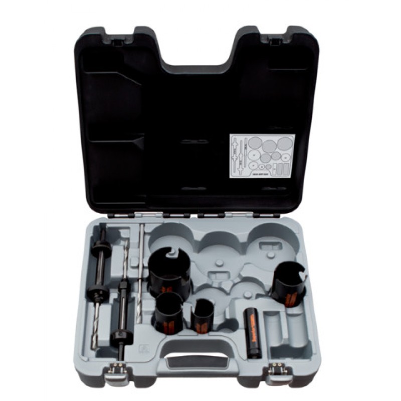 3833-SET-205 Superior™ Multi Construction σετ ποτηροτρύπανα 22 mm-67 mm - 8 τεμάχια BAHCO