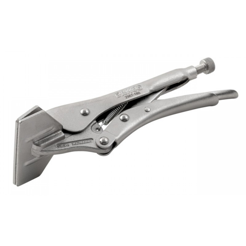 2967-180 ειδική Grip πένσα συγκράτησης για φύλλα λαμαρίνας με χρωμέ (γυαλιστερό) φινίρισμα BAHCO