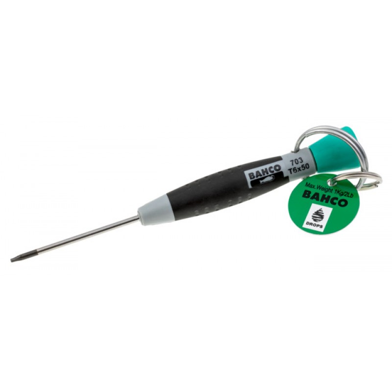 TAH703-15-75 TORX® κατσαβίδια με ακριβείας πιάσιμο και με ανοξείδωτο δακτύλιο BAHCO