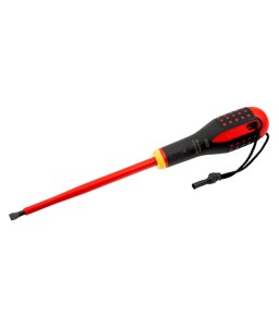 TAHBE-8255S ERGO™ VDE μονωμένο ίσιο κατσαβίδι με κορδόνι Kevlar BAHCO