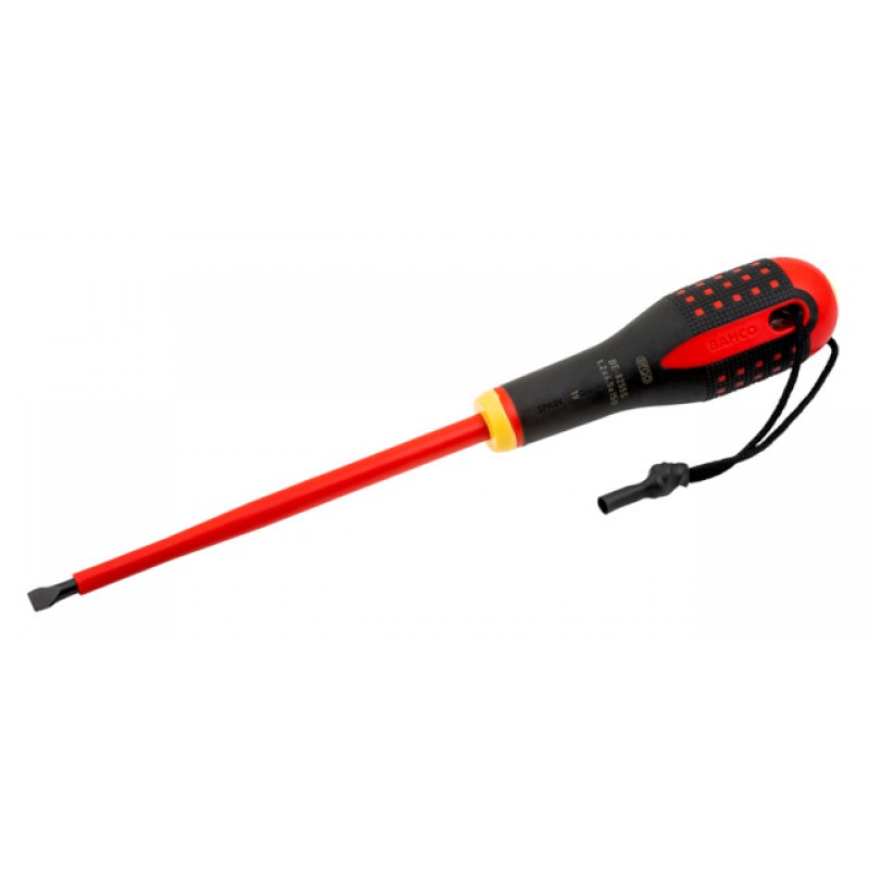 TAHBE-8255S ERGO™ VDE μονωμένο ίσιο κατσαβίδι με κορδόνι Kevlar BAHCO