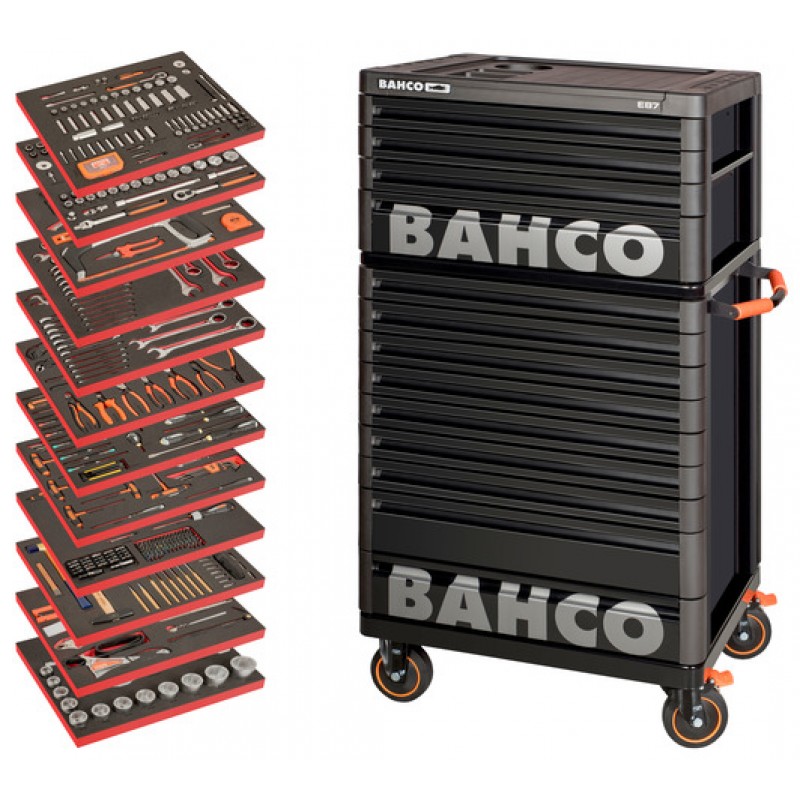 XLARGE Εργαλειοφόρος γενικής χρήσης σετ εργαλείων - 560 τεμάχια BAHCO