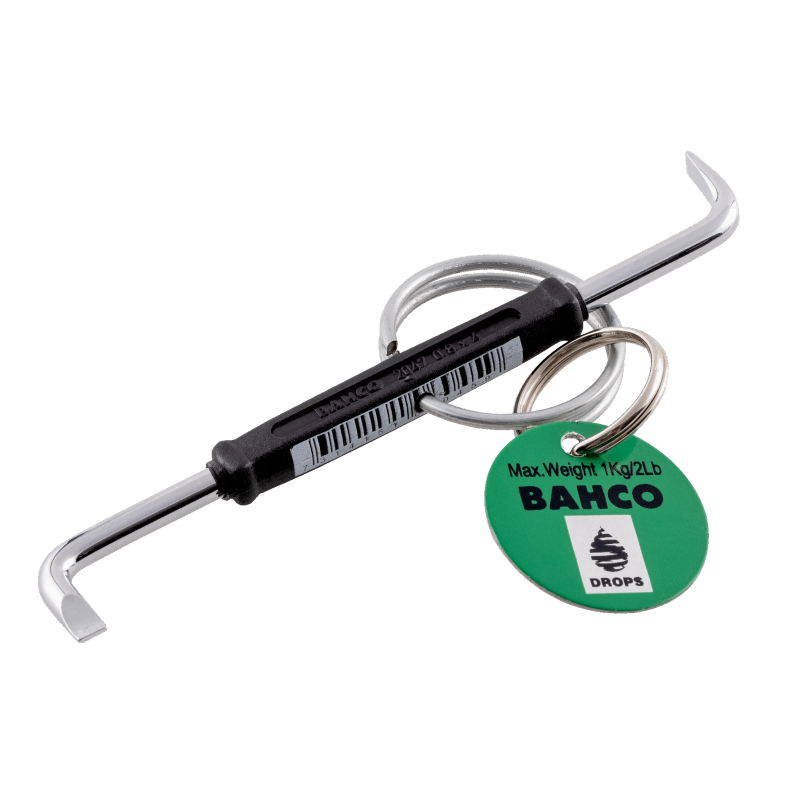 2047-2-12 διπλό παράκεντρο ίσιο γωνιακό κλειδί BAHCO