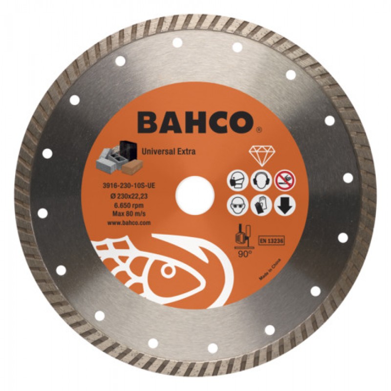 3916-180-10S-UE δίσκοι κοπής από διαμάντι για γενικής χρήσης σε πέτρα BAHCO
