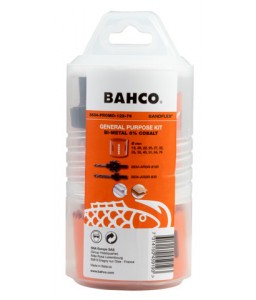 3834-PROMO-122-76 Sandflex® σετ διμεταλλικά ποτηροτρύπανα 19 mm-76 mm - 14 τεμάχια BAHCO