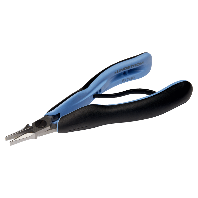 RX 7490 ERGO™ Ακριβείας πλακέ μυτοτσίμπιδο με δύο στοιχείων συνθετική χειρολαβή BAHCO