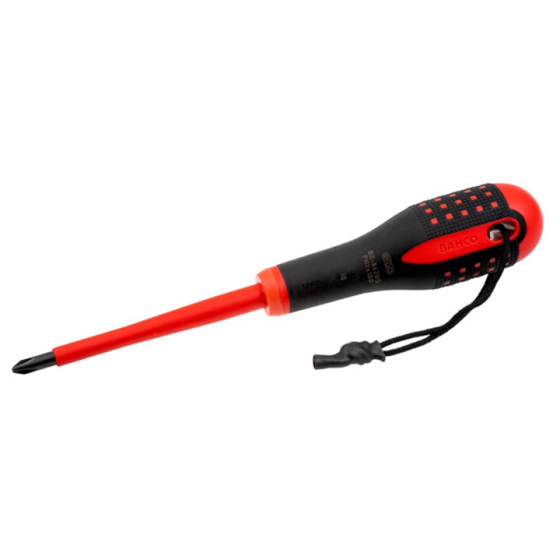 TAHBE-8610S ERGO™ VDE μονωμένο Phillips κατσαβίδι με κορδόνι Kevlar BAHCO