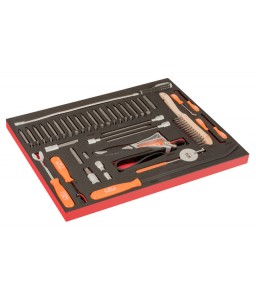 FF1A225LM FitandGo 3/3 αφρώδη ένθετα με χάραξη laser σουβλιά, άγγιστρα, ξύστρα, μαγνητική αρπάγη και μύτες Torx σετ- 60 τεμάχια BAHCO