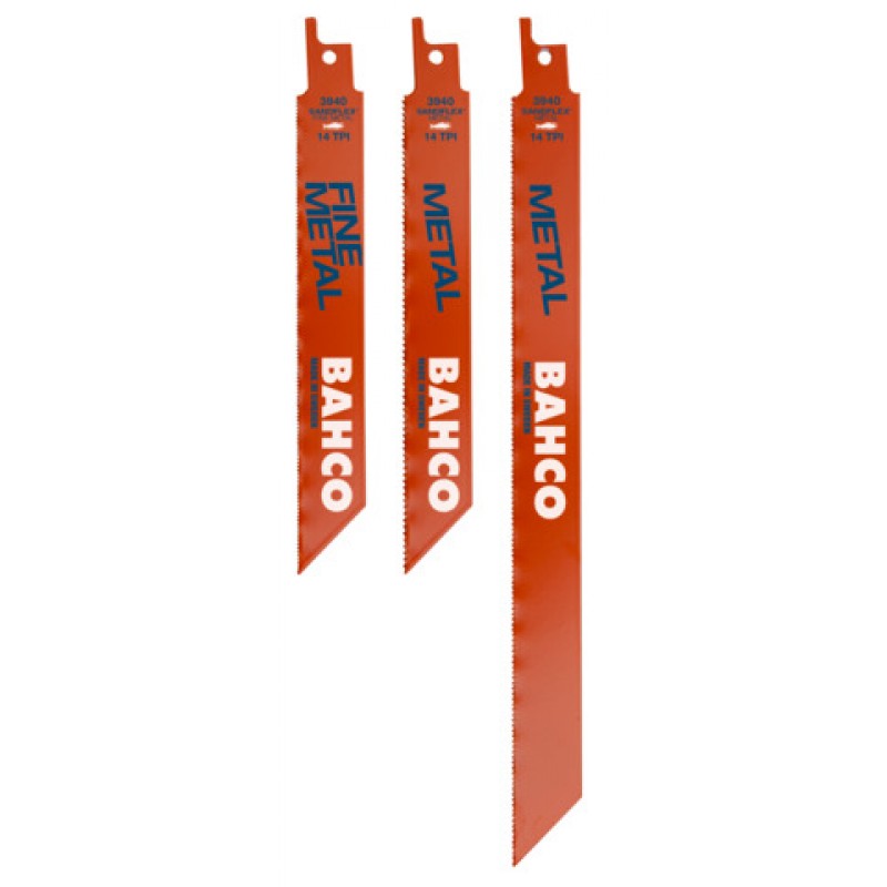 3940-METAL-SET-5P Sandflex® διμεταλλική λάμα σπαθόσεγας σετ για μέταλλο - 5 τεμάχια BAHCO