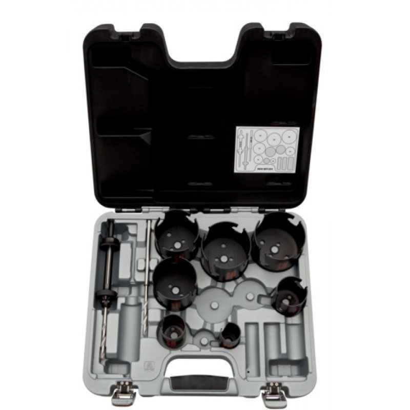 3833-SET-204 Superior™ Multi Construction σετ ποτηροτρύπανα 32 mm-86 mm - 9 τεμάχια BAHCO