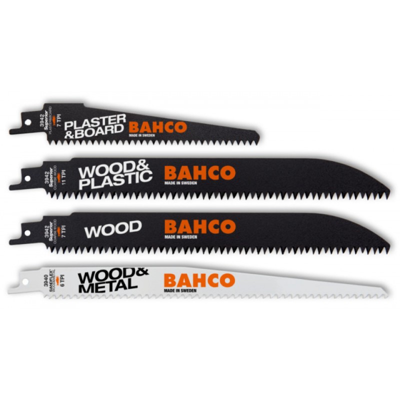 3942-WOOD-SET-5P λάμα σπαθόσεγας σετ για ξύλο - 5 τεμάχια BAHCO