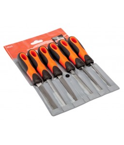 1-476-04-3-2 ERGO™ μηχανουργού λίμες σετ ψιλό δόντι - 6 τεμάχια BAHCO