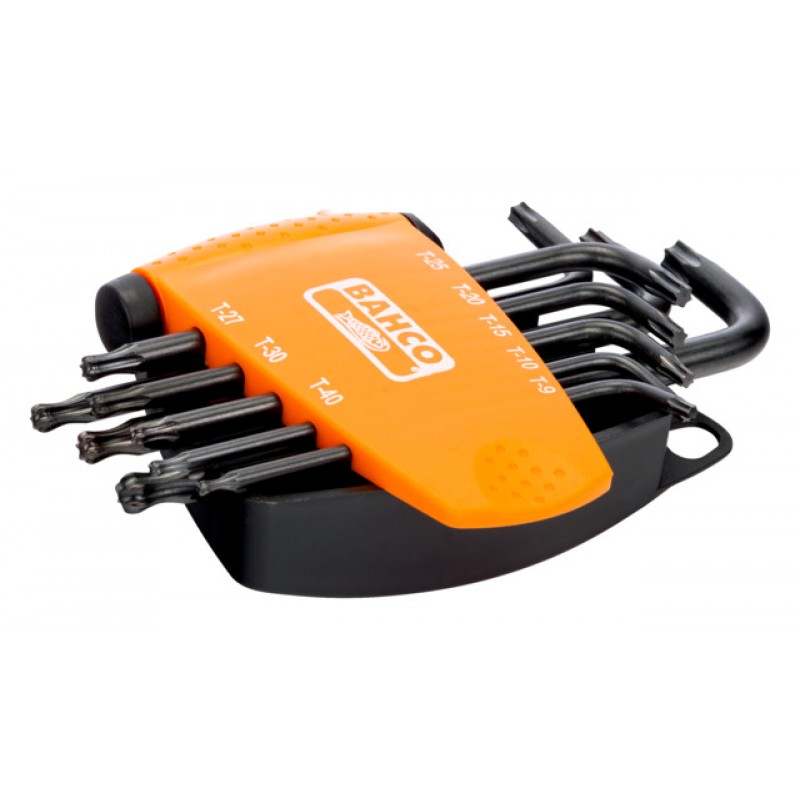 BE-9675 με μπίλια TORX® L-κλειδιά σετ φωσφατωμένα - 8 τεμάχια BAHCO