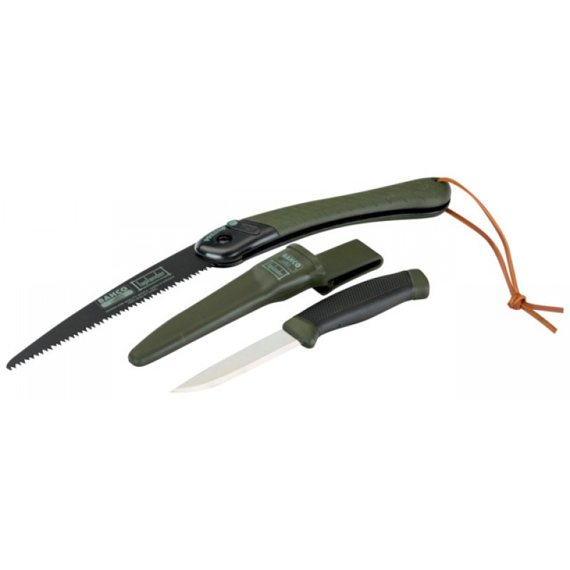 LAP-KNIFE αναδιπλούμενο πριόνι και μαχαίρι Laplander σετ με δύο στοιχείων χειρολαβή BAHCO