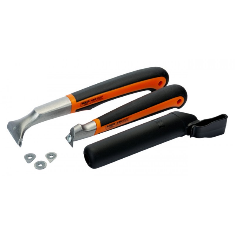 SCRAPER-SET2 ERGO™ ξύστρα (σπάτουλα) σετ με δύο στοιχείων χειρολαβή BAHCO