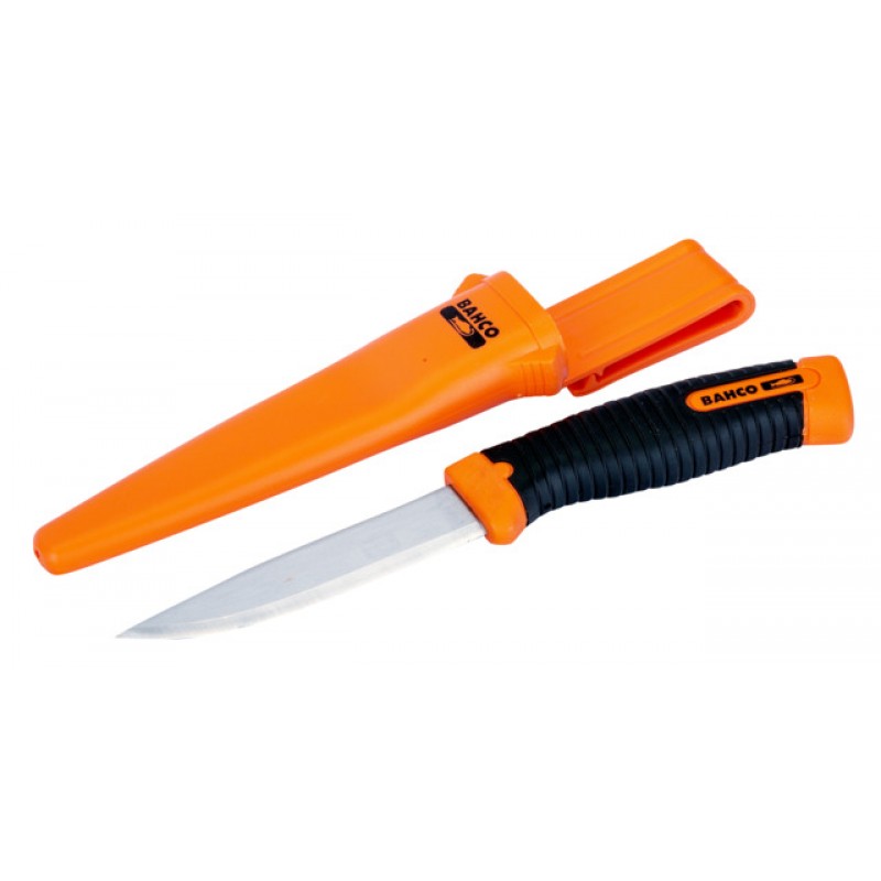 2446-OV γενικής χρήσης εξειδικευμένου εργαζόμενου μαχαίρι με δύο στοιχείων χειρολαβή και ειδική θήκη BAHCO