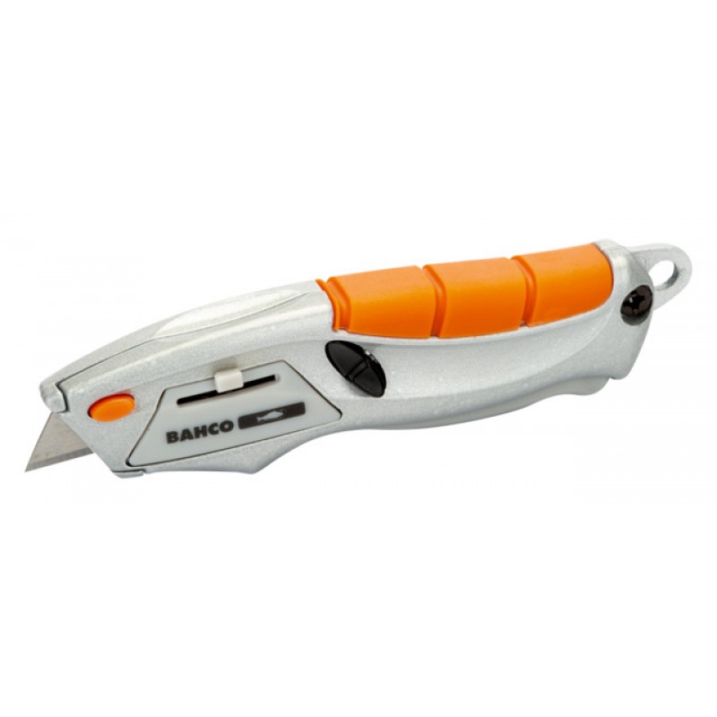 SQZ-MINI Mini Squeeze αναδιπλούμενο βοηθητικό μαχαίρι (φαλτσέτα μοκέτας) με λαστιχένια χειρολαβή BAHCO