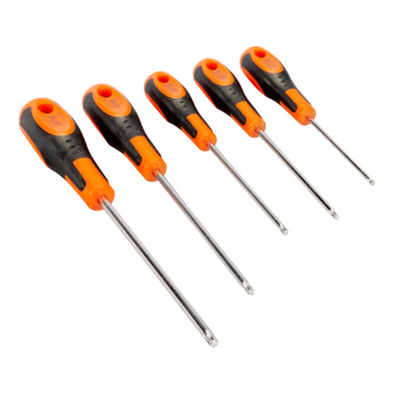 612-5 TORX® κατσαβίδια σετ με λαστιχένια χειρολαβή - 5 τεμάχια BAHCO